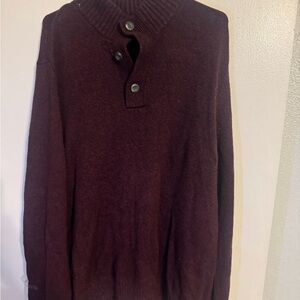 American Eagle Outfitters Maroon Turtleneck Sweater